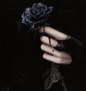 imagenes de rosas negras góticas 